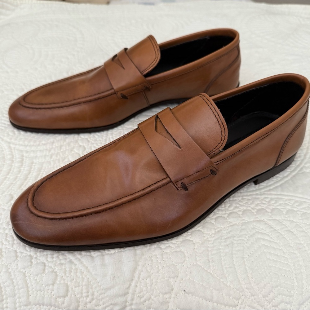 To Boot New York Adam Derrick Penny Loafer Italian Leather 9.5 & 10.5 Ridley
